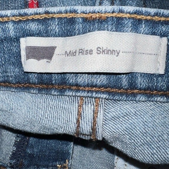 Levi’s Mid Rise Skinny 12 M - Picture 9 of 10